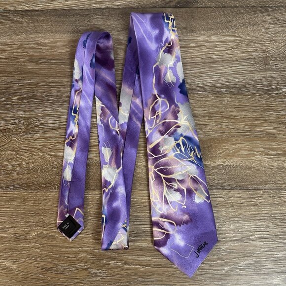 J Garcia Silk Tie Banyan Tree II Watercolor Collection Artist Proof No.6 - Picture 1 of 6